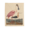 Plush Blanket - Spoonbill by Wilson Illustration