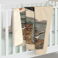 New Spoonbill Sherpa Fleece Blanket