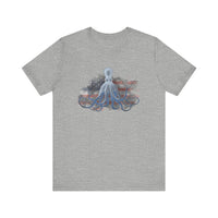 T-Shirt - Ice Octopus American Flag USA Patriotic Tee by Matt Culberson