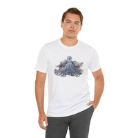 T-Shirt - Ice Octopus American Flag USA Patriotic Tee by Matt Culberson