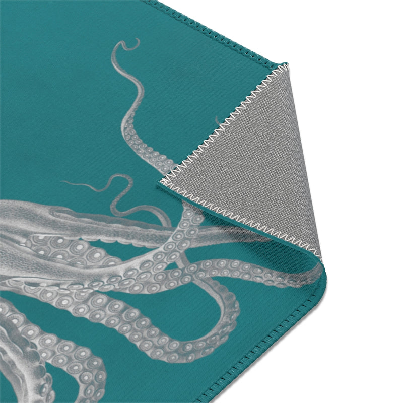 Savigny Octopus Teal Area Rugs