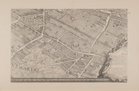 Turgot's Map of Paris Original Prints- 20 Pieces