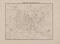 Turgot's Map of Paris Original Prints- 20 Pieces