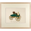 Vintage Car Prints, Framed - a Pair