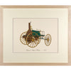 Vintage Framed Car Prints Set 01 - a Pair