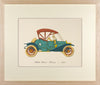 Vintage Framed Car Prints - Set of 12