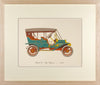 Vintage Framed Car Prints - Set of 12