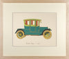 Vintage Framed Car Prints - Set of 12